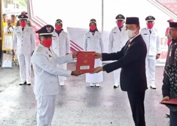 Bupati dan Wakil Bupati Resmi Melantik dan Mengambil Sumpah Para Sangadi Terpilih Masa Jabatan 2022-2028