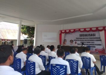 Sekkot Sofyan Mokoginta Buka Sosialisasi PermenPAN-RB Tentang Pengelolaan Kinerja Pegawai