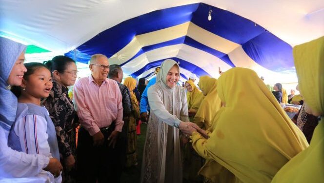 Hadiri Halal Bihalal di Kotamobagu Timur, Tatong Bersama Warga