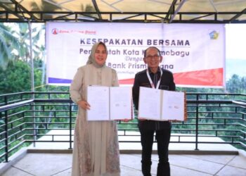 Tatong Bara Melakukan Penandatanganan Kesepakatan Bersama PT BPR Prisma Dana