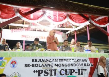 Walikota Tatong Bara Tutup Kejuaraan Sepak Takraw PSTI Cup II Kotamobagu 2023
