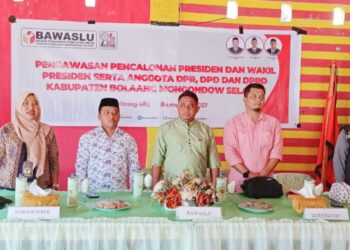 Bawaslu Bolsel Gelar Sosialisasi Pengawasan Pencalonan, Ini Pesan Ruslan Pulumoduyo