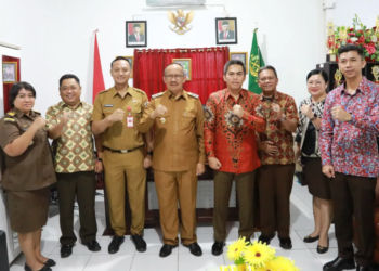 Perkuat Sinergitas, Pj Wali Kota Kotamobagu Silaturahmi dengan Forkopimda
