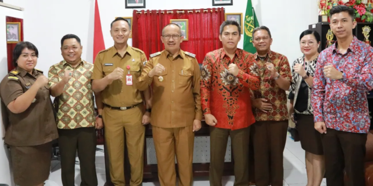 Perkuat Sinergitas, Pj Wali Kota Kotamobagu Silaturahmi dengan Forkopimda