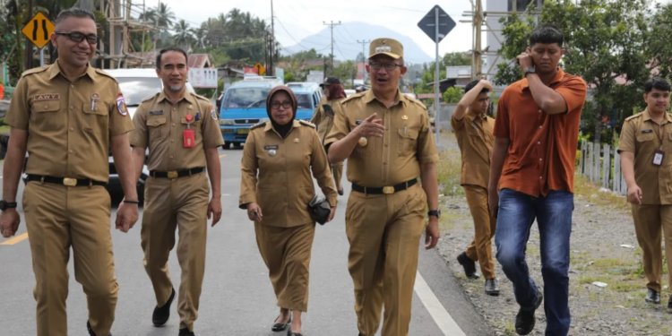 Asripan Nani Lakukan Pengecekan Empat Tapal Batas di Wilayah Kotamobagu yang Berbatasan Degan Daerah Lain