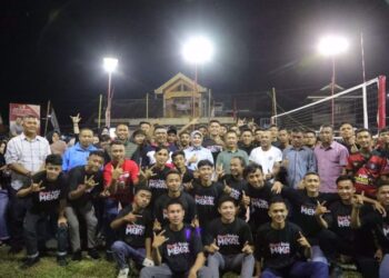 Walikota Buka Turnamen Volleyball Piala Ketua KONI dan Piala Ketua PBVSI Kota Kotamobagu Tahun 2023