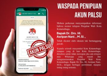 Nama Penjabat Walikota Kotamobagu Dicatut Dalam Penipian, Warga Diimbau Waspada