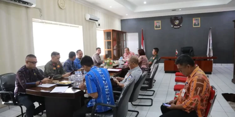 Berikut Pembahasan Penting Dalam Rapat Forkopimda yang Dipimpin Oleh Penjabat Walikota Kotamobagu Asripan Nani