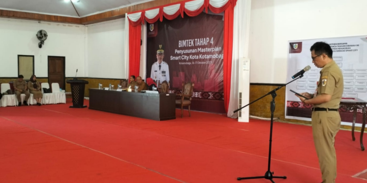 Buka Bimtek Tahap IV Penyusunan Master Plan Smart City Kotamobagu Pj Walikota Asripan Nani Sampaikan Dua Hal ini