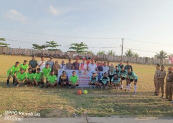 Buka Turnamen Sepak Bola di Sondana, Ini Pesan Bupati Bolsel