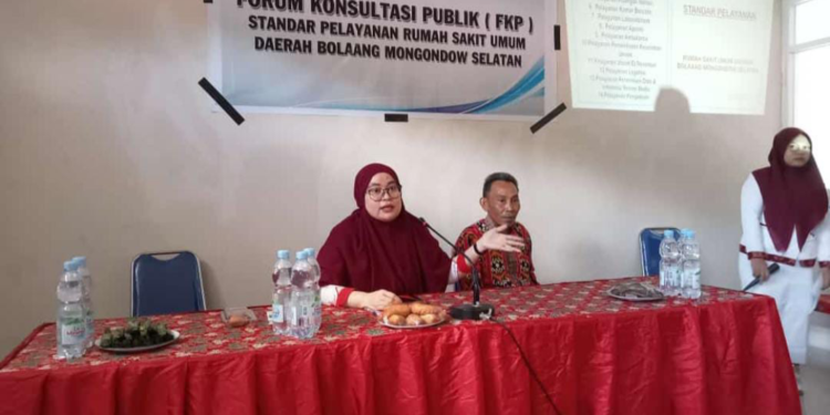 Tingkatkan Pelayanan, RSUD Bolsel Gelar Forum Konsultasi Publik