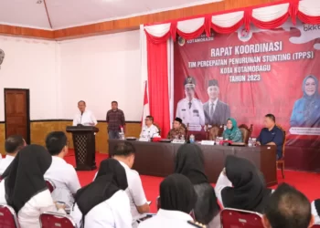 Asripan Nani Pimpin Rapat Koordinasi Percepatan Penurunan Stunting di Kota Kotamobagu 