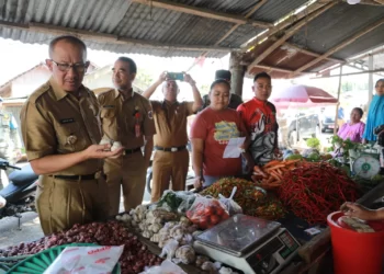 Asripan Nani Kunjungi Dua Pasar di Kotamobagu Tinjau Perkembangan Harga Komoditi
