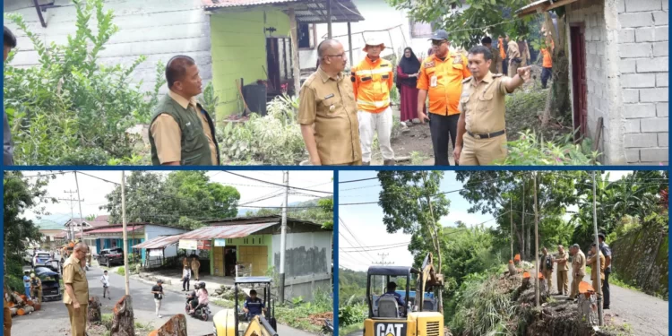 Asripan Nani Bersama Kapolres Tinjau Langsung Lokasi Rawan Bencana di Wilayah Kotamobagu