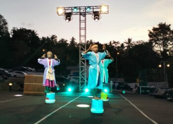 Tim Kesenian Disdik Bolsel, Ramaikan Pameran HUT Provinsi Sulut Ke-59