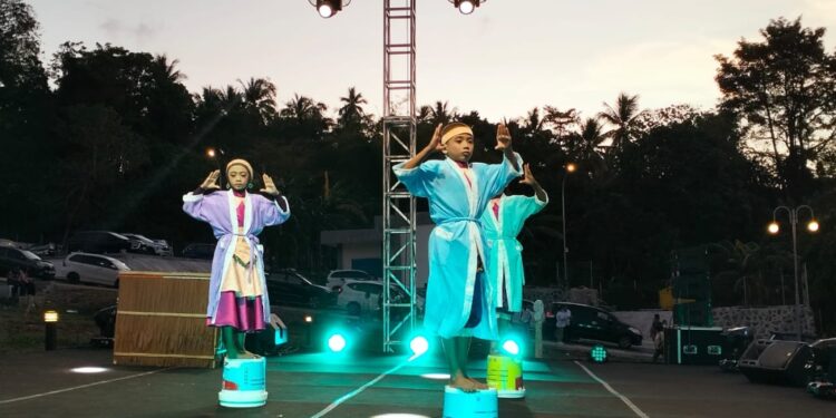 Tim Kesenian Disdik Bolsel, Ramaikan Pameran HUT Provinsi Sulut Ke-59