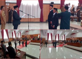 Arifin Olii Pimpin Paripurna PAW 2 Anggota DPRD Bolsel Fraksi Trisakti