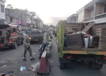 Satpol-PP Kotamobagu Kembali Tertibkan Pedagang di Pasar 23 Maret, Sahaya Tegaskan Patuhi Aturan