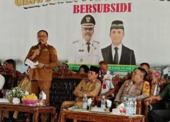 Gelar GPM Bersubsidi, Limi Mokodompit Berikan Bantuan Beras