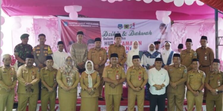 Hadiri Perayaan HUT Kecamatan Posigadan, Ini Pesan Ketua Komisi II DPRD Bolsel