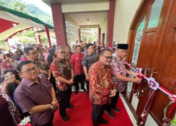 Bupati Limi Dampingi Gubernur Sulut Resmikan Gedung Islamic Center Kabupaten Bolmong
