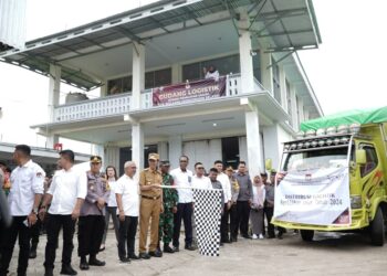 KPU Bolsel Secara Resmi Distribusi Logistik Pemilu 2024
