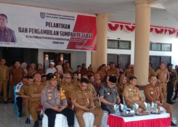 Pj Bupati Bolmong Limi Mokodompit Pimpin Rolling Jabatan Eselon III dan IV