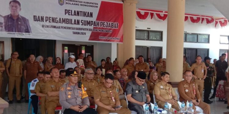 Pj Bupati Bolmong Limi Mokodompit Pimpin Rolling Jabatan Eselon III dan IV
