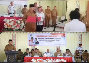 Ini Pesan Pj Walikota Kotamobagu Saat Melantik Penjabat Sangadi Moyag Tampoan