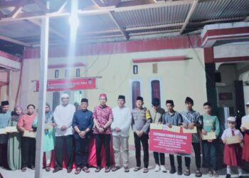 Safari Ramadhan ke Pintim, Bupati Bolsel Bersama JRBM Bagikan Sejumlah Bantuan