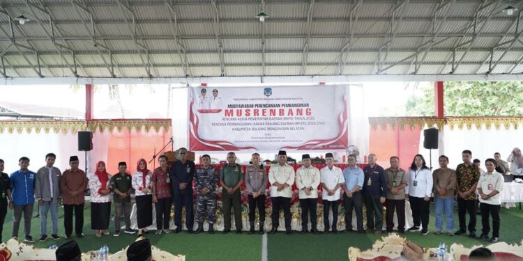 Rumuskan Perencanaan Pembangunan, Pemkab Bolsel Gelar Musrenbang RKPD 2025 dan RPJPD 2025-2045