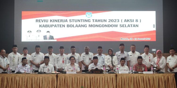 Buka Reviu Kinerja 8 Aksi Konvergensi Stunting, Sekda Bolsel: Cermati Semua Masalah
