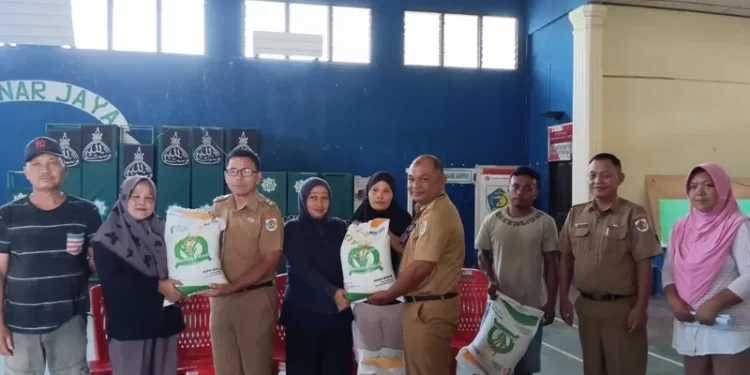 Pemkot Kotamobagu Kembali Salurkan Bantuan Cadangan Beras Pemerintah