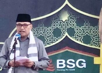 Pj Bupati Limi Mokodompit Hadiri Bazar Ramadan yang Digelar BSG Lolak