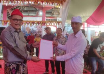 Bupati Limi Hadiri Perayaan Dharma Santi Umat Hindu di Dumoga