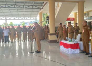 Pemkab Bolmong Gelar Apel Perdana Pasca Lebaran