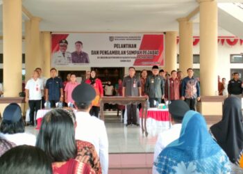 Pemkab Bolmong Gelar Pelantikan Ratusan Pejabat Lingkup Pemkab Bolmong