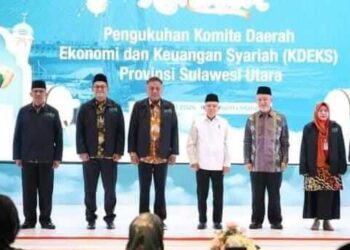 Asripan Nani dan Gubernur Sulut Dikukuhkan Sebagai Anggota KDEKS Oleh Wapres RI