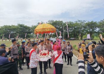 Polres Bolsel Terima Kunker Kapolda Sulut Yudhiawan
