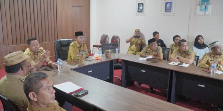 Bupati Bolsel Pimpin Evaluasi Tim Percepatan Penurunan Stunting