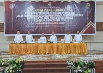 KPU Bolsel Umumkan Penetapan Perolehan Calon Terpilih Anggota DPRD Hasil Pemilu 2024