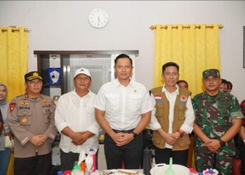 Bupati Bersama Wabup Bolsel Sambut Gembira Relokasi Pengungsi Erupsi Gunung Ruang