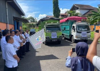 Pj. Wali Kota Kotamobagu Lepas Penyaluran Bantuan Cadangan Beras Pemerintah