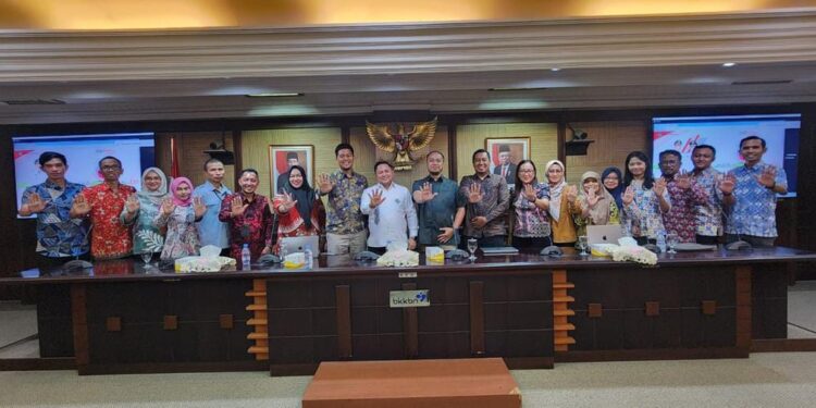 Sekda Bolsel Paparkan Rancangan Sistem Informasi Penanganan Stunting di BKKBN