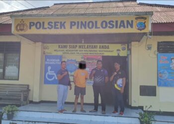 Polsek Pinolosian Amakan Pelaku Penganiayaan Gunakan Sajam di Kotamobagu 