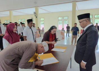 KPU Bolsel Lantik 243 PPS Pilkada Serentak 2024