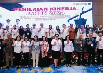 Pj Wali Kota Kotamobagu Mengikuti Penilaian Kinerja Penurunan Stunting Tingkat Provinsi Sulut