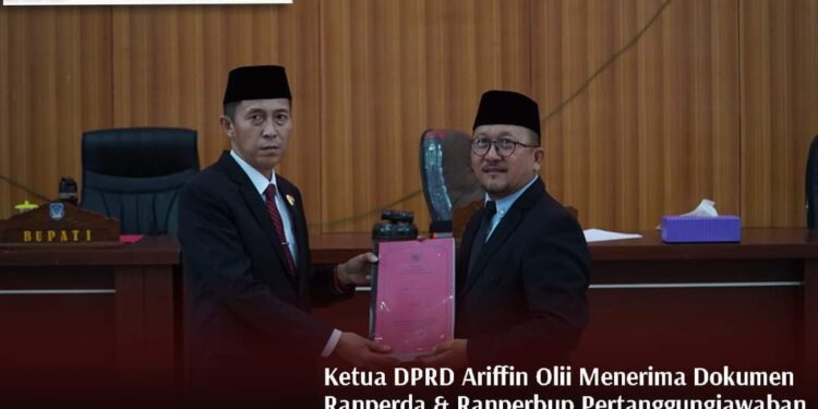 DPRD Gelar Paripurna Tahap I Penyampaian Ranperda dan Ranperbup Pertanggungjawaban Pelaksanaan APBD 2023