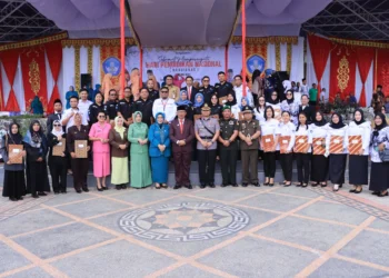 Pj Wali Kota Kotamobagu, Asripan Nani Bacakan Pidato Kemendikbudristek di Peringatan HPN