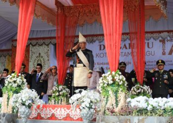 Pemkot Beserta Jajaran Peringati HUT Ke-17 Kotamobagu